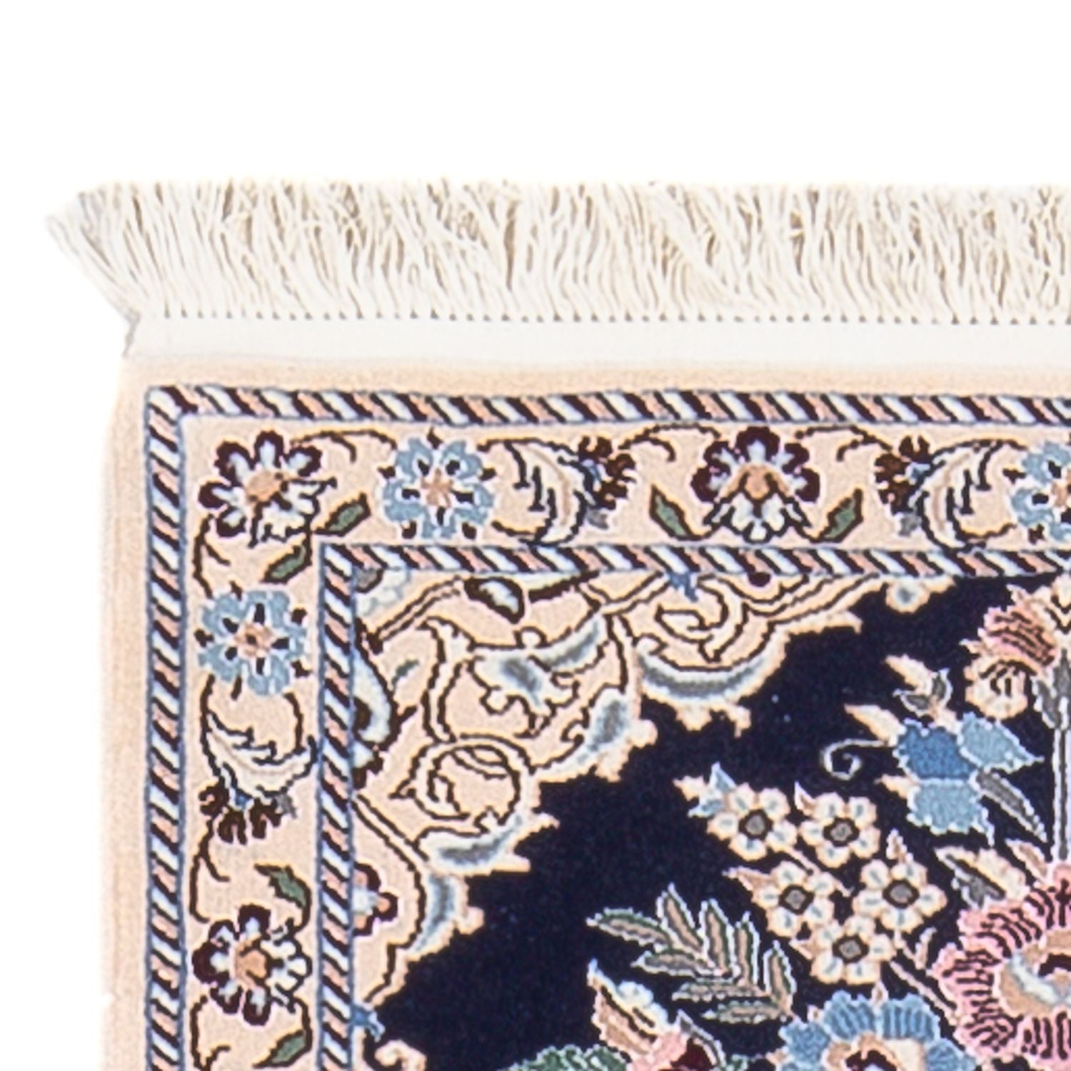 Alfombra de pasillo Alfombra Persa - Nain - Prima - 156 x 50 cm - azul oscuro