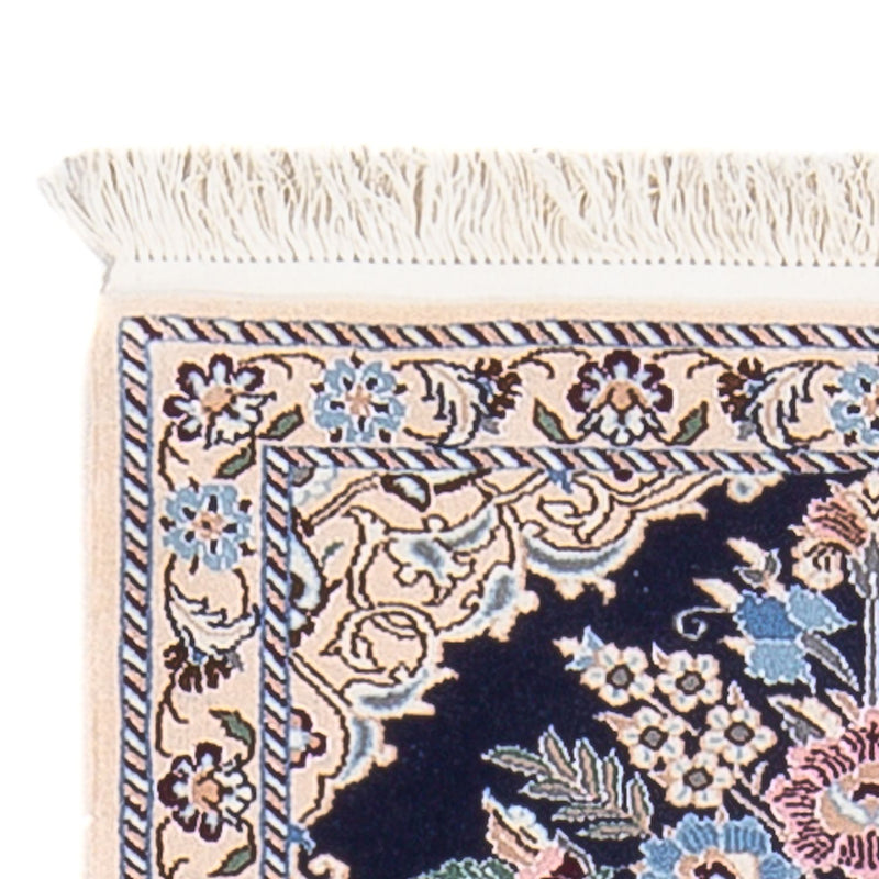 Alfombra de pasillo Alfombra Persa - Nain - Prima - 156 x 50 cm - azul oscuro