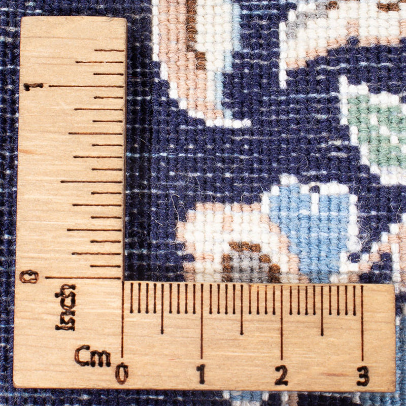 Alfombra de pasillo Alfombra Persa - Nain - Prima - 156 x 50 cm - azul oscuro