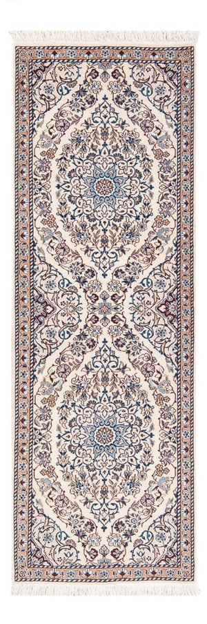 Alfombra de pasillo Alfombra Persa - Nain - Prima - 150 x 50 cm - crema