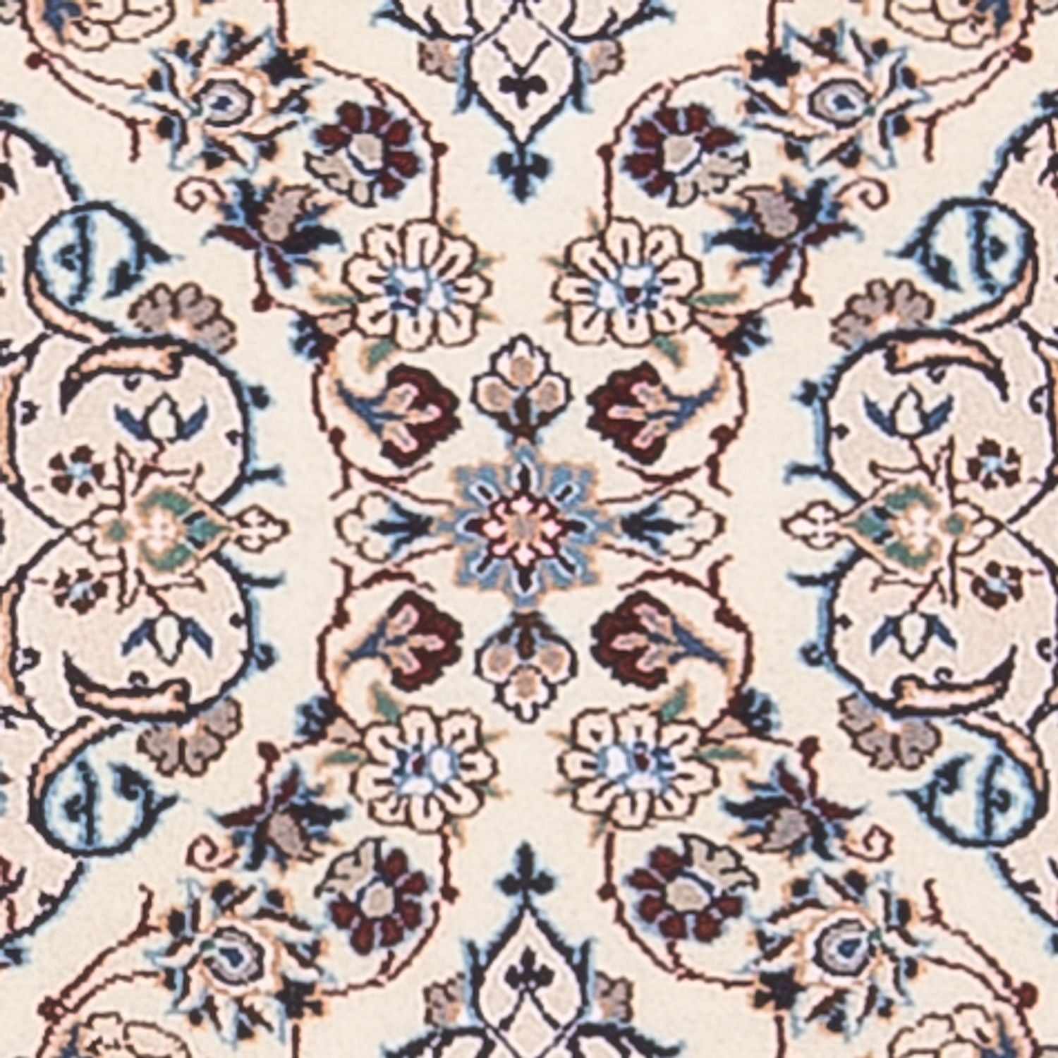 Alfombra de pasillo Alfombra Persa - Nain - Prima - 150 x 50 cm - crema