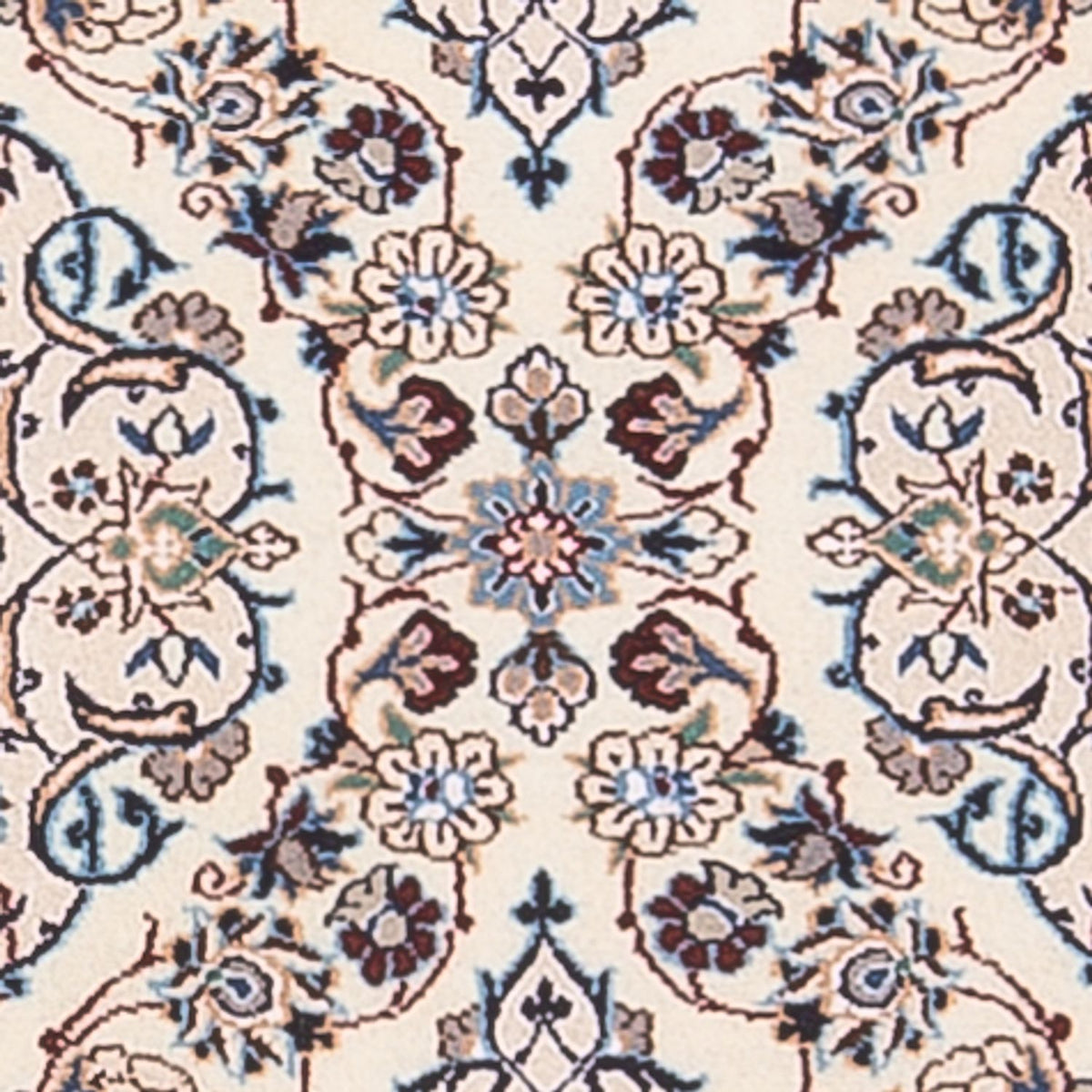 Alfombra de pasillo Alfombra Persa - Nain - Prima - 150 x 50 cm - crema