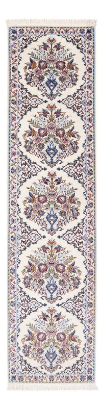 Alfombra de pasillo Alfombra Persa - Nain - Prima - 196 x 52 cm - crema