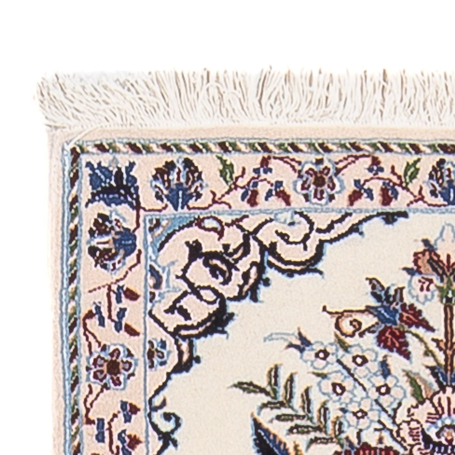 Alfombra de pasillo Alfombra Persa - Nain - Prima - 196 x 52 cm - crema