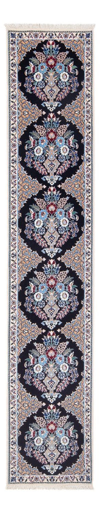 Alfombra de pasillo Alfombra Persa - Nain - Prima - 230 x 47 cm - azul oscuro