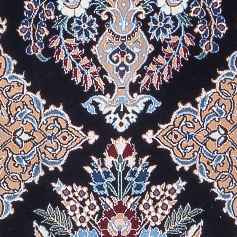 Alfombra de pasillo Alfombra Persa - Nain - Prima - 230 x 47 cm - azul oscuro