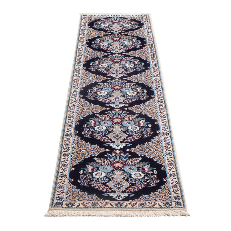 Alfombra de pasillo Alfombra Persa - Nain - Prima - 230 x 47 cm - azul oscuro