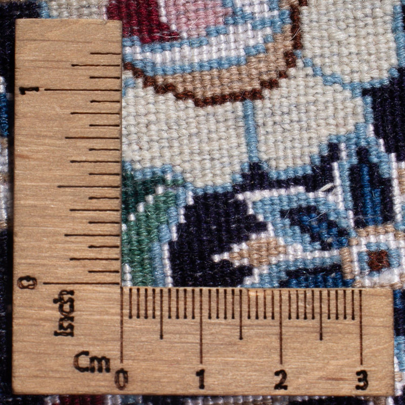 Alfombra de pasillo Alfombra Persa - Nain - Prima - 230 x 47 cm - azul oscuro