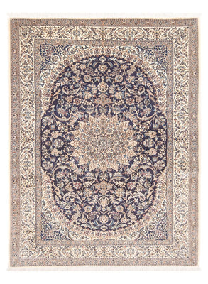 Alfombra Persa - Nain - Prima - 188 x 130 cm - azul oscuro