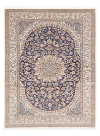 Alfombra Persa - Nain - Prima - 188 x 130 cm - azul oscuro