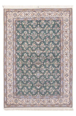 Alfombra Persa - Nain - Prima - 205 x 130 cm - verde menta