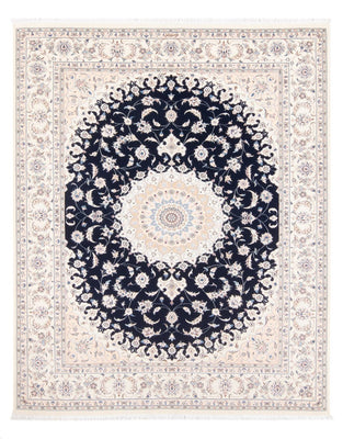 Alfombra Persa - Nain - Prima - 198 x 132 cm - azul oscuro