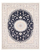Nain - 6La Alfombra 132x198cm - Alfombra persa - azul oscuro