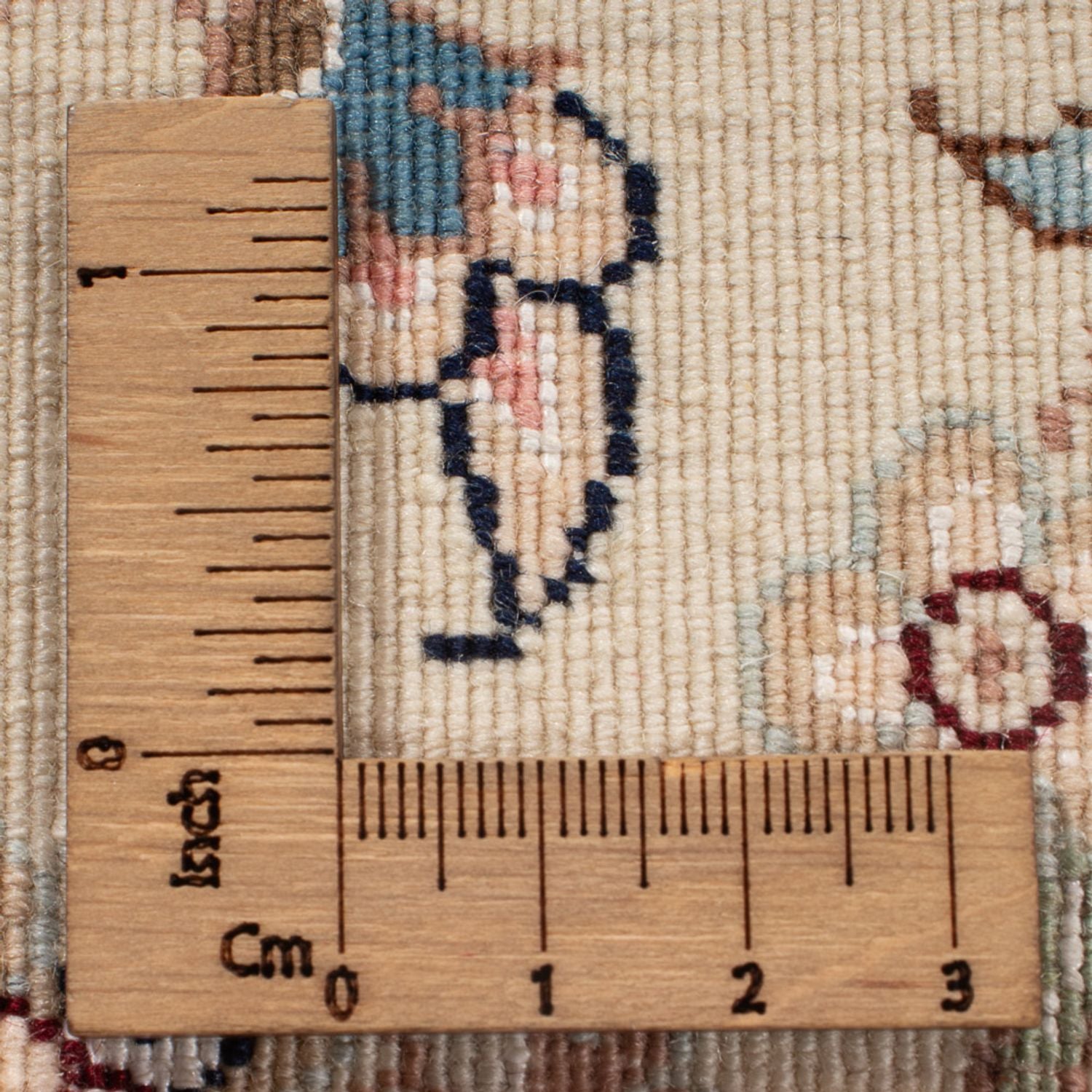 Alfombra Persa - Nain - Prima - 198 x 132 cm - azul oscuro