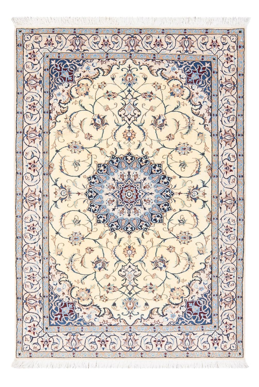 Alfombra Persa - Nain - Prima - 150 x 104 cm - crema