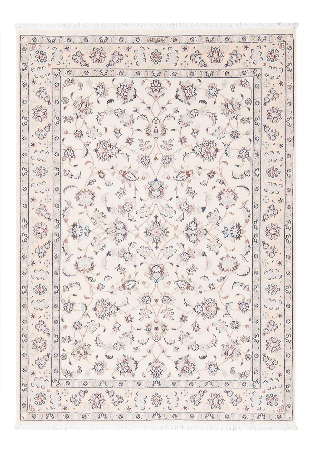 Alfombra Persa - Nain - Prima - 164 x 110 cm - crema