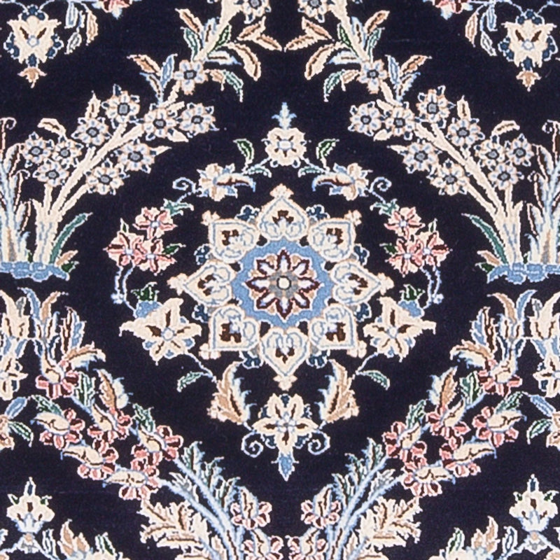 Alfombra Persa - Nain - Prima - 142 x 98 cm - azul oscuro