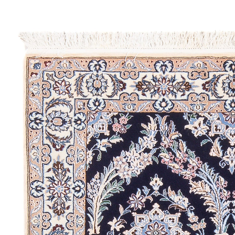 Alfombra Persa - Nain - Prima - 142 x 98 cm - azul oscuro
