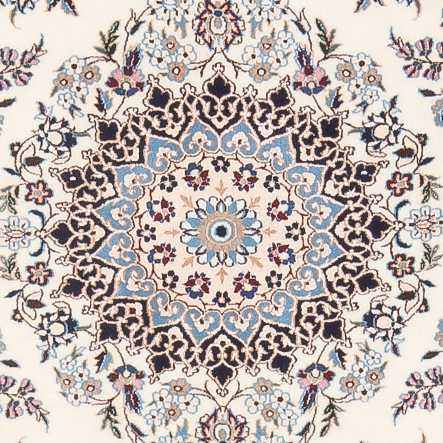 Alfombra Persa - Nain - Prima - 132 x 98 cm - crema
