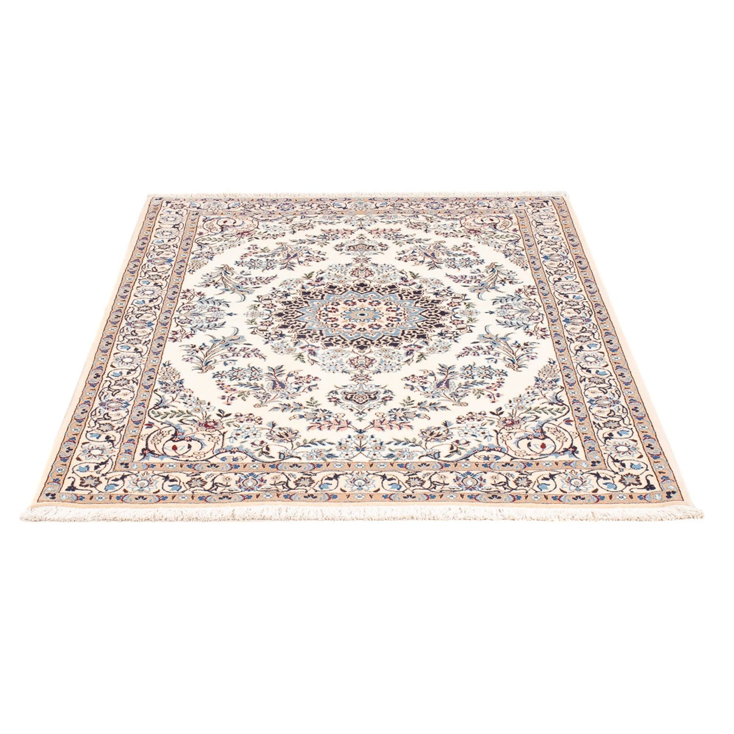 Alfombra Persa - Nain - Prima - 132 x 98 cm - crema