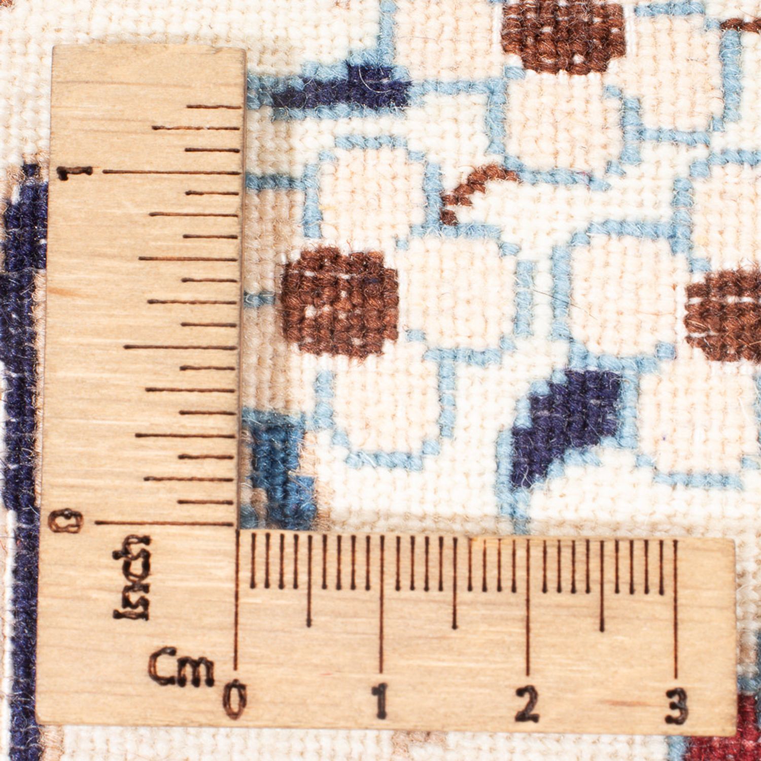 Alfombra Persa - Nain - Prima - 132 x 98 cm - crema
