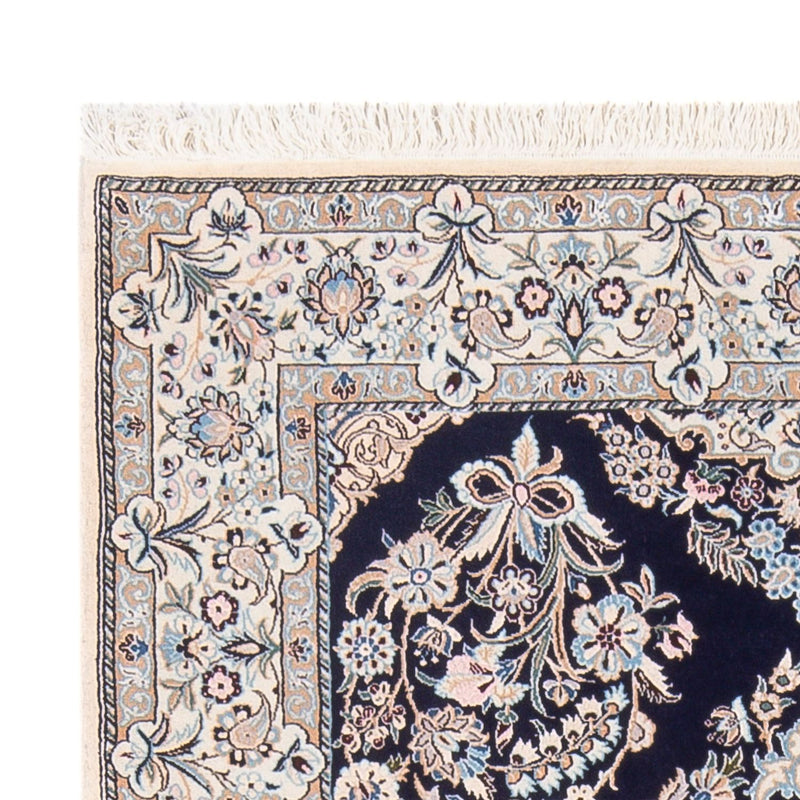 Alfombra Persa - Nain - Prima - 147 x 104 cm - azul oscuro
