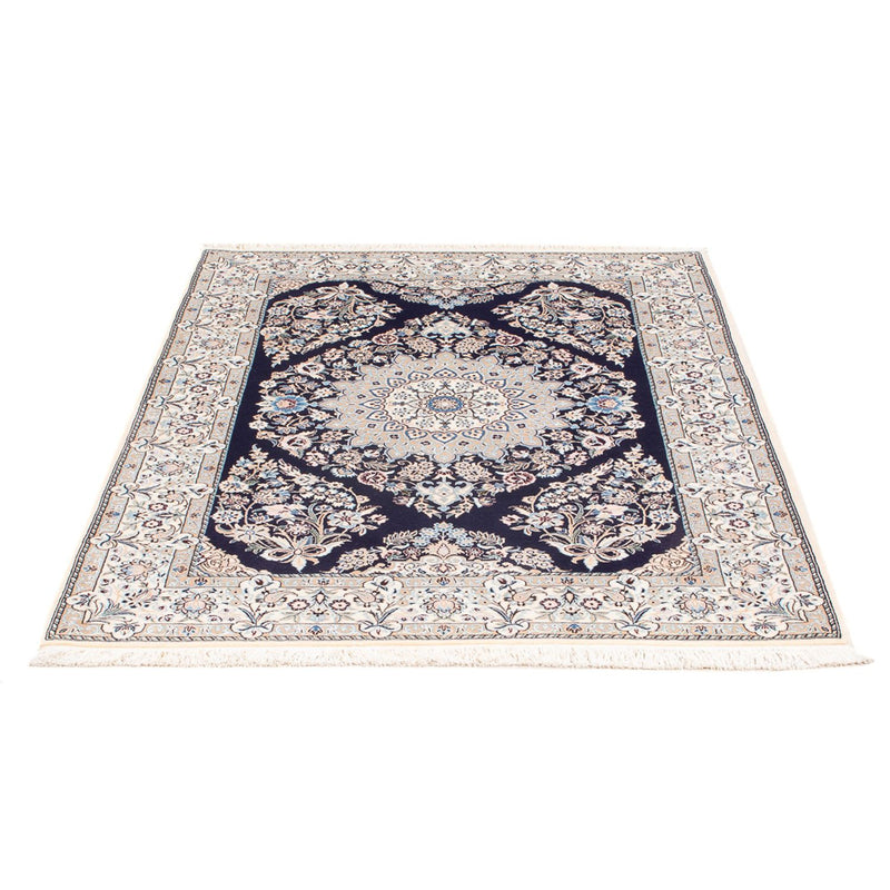 Alfombra Persa - Nain - Prima - 147 x 104 cm - azul oscuro