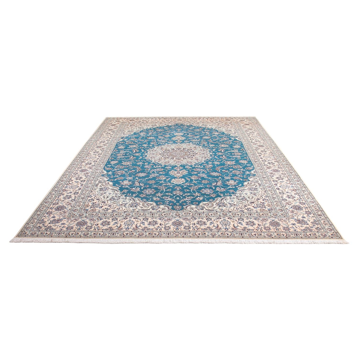 Alfombra Persa - Nain - Prima - 308 x 208 cm - azul