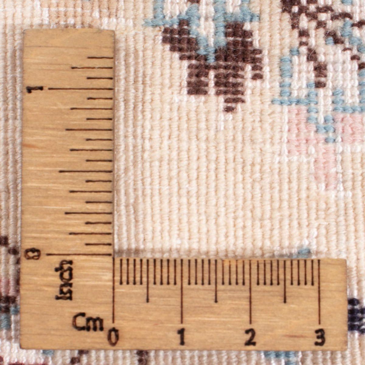 Alfombra Persa - Nain - Prima redondo  - 247 x 247 cm - crema
