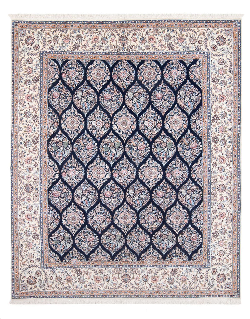 Alfombra Persa - Nain - Prima - 255 x 204 cm - azul oscuro
