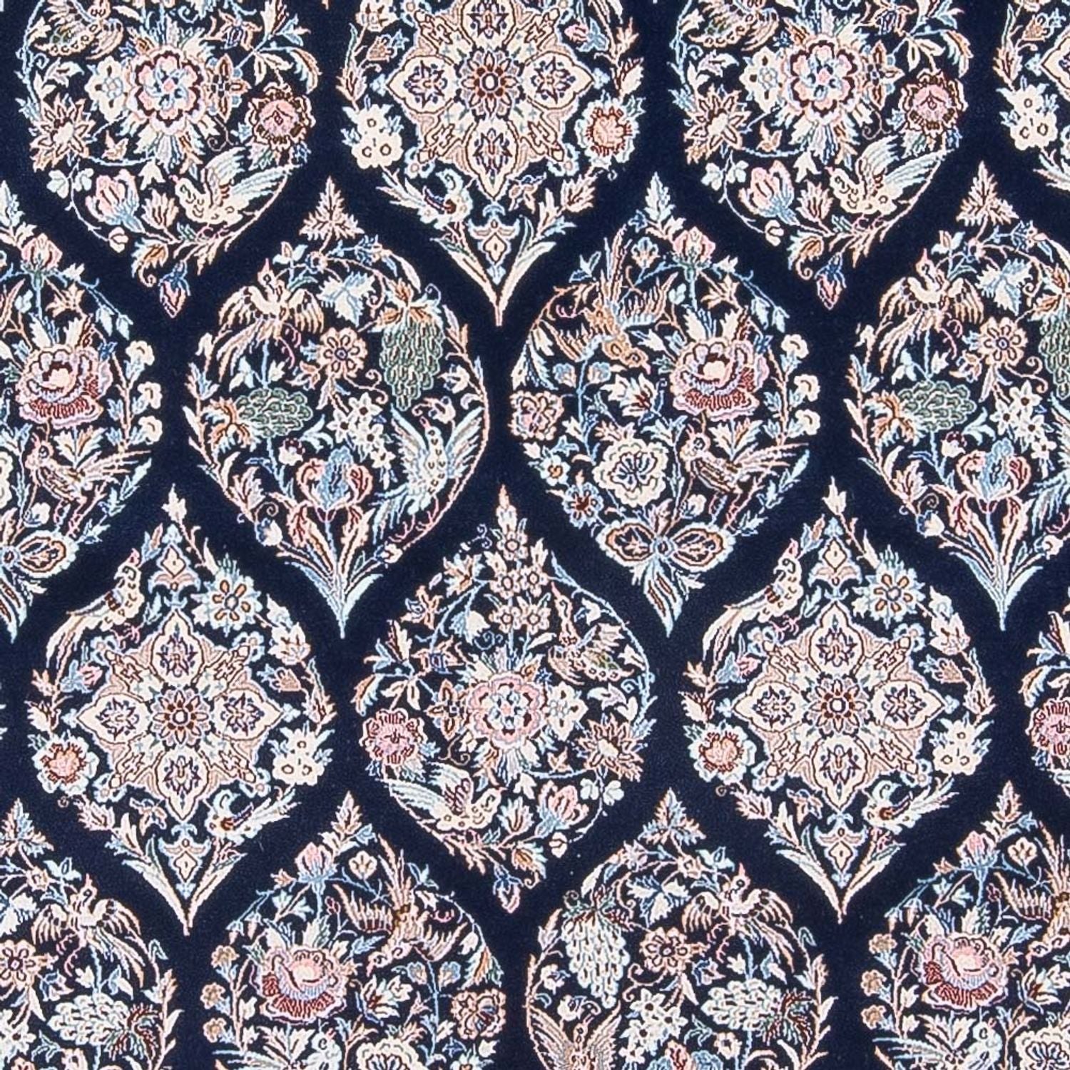 Alfombra Persa - Nain - Prima - 255 x 204 cm - azul oscuro
