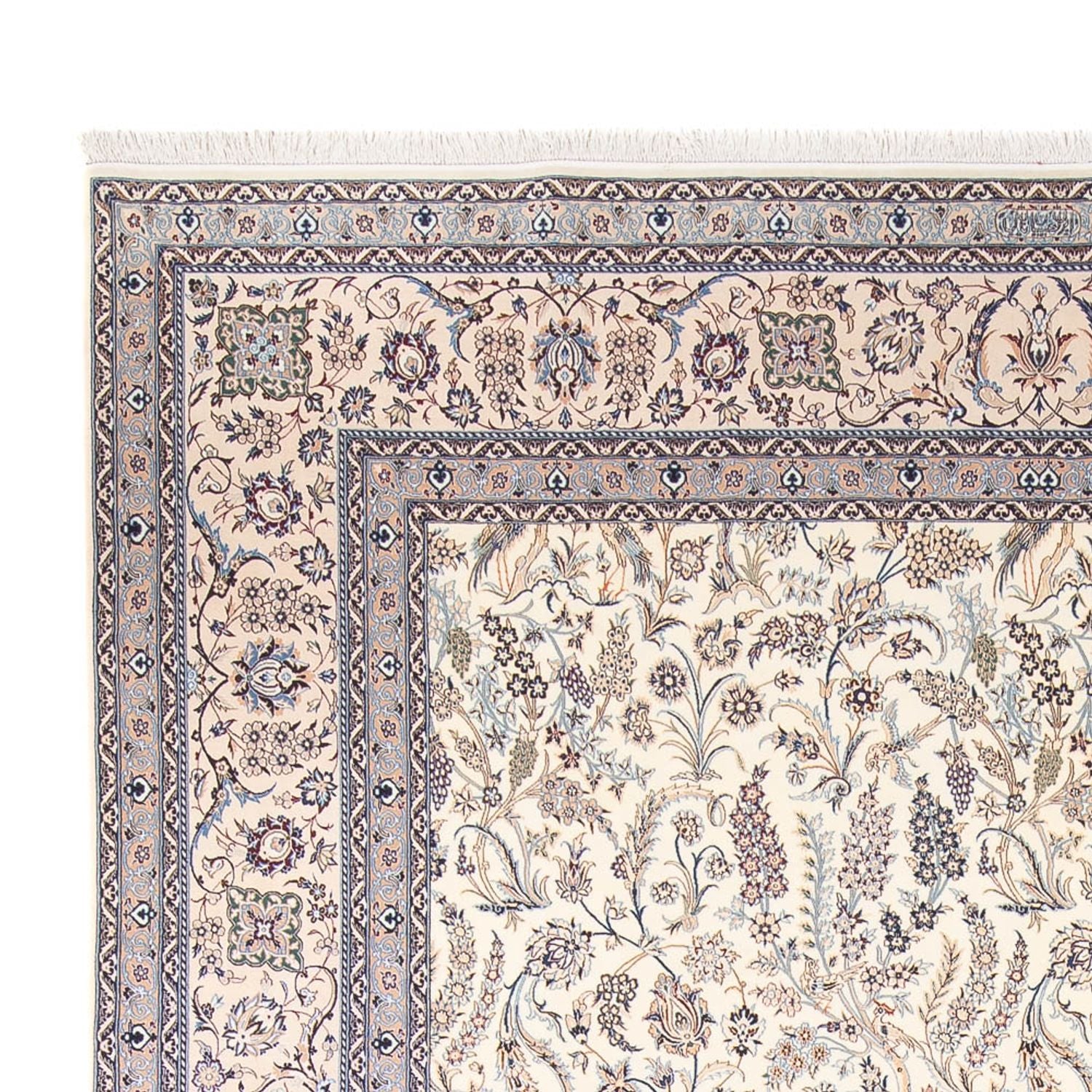 Alfombra Persa - Nain - Prima - 362 x 255 cm - crema
