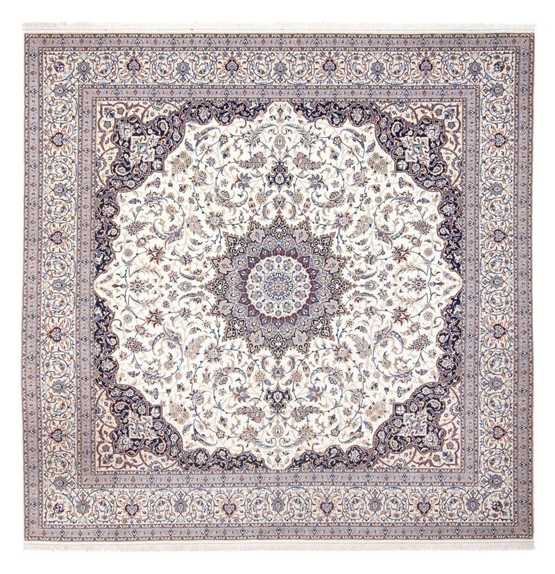 Alfombra Persa - Nain - Prima cuadrado  - 308 x 308 cm - crema