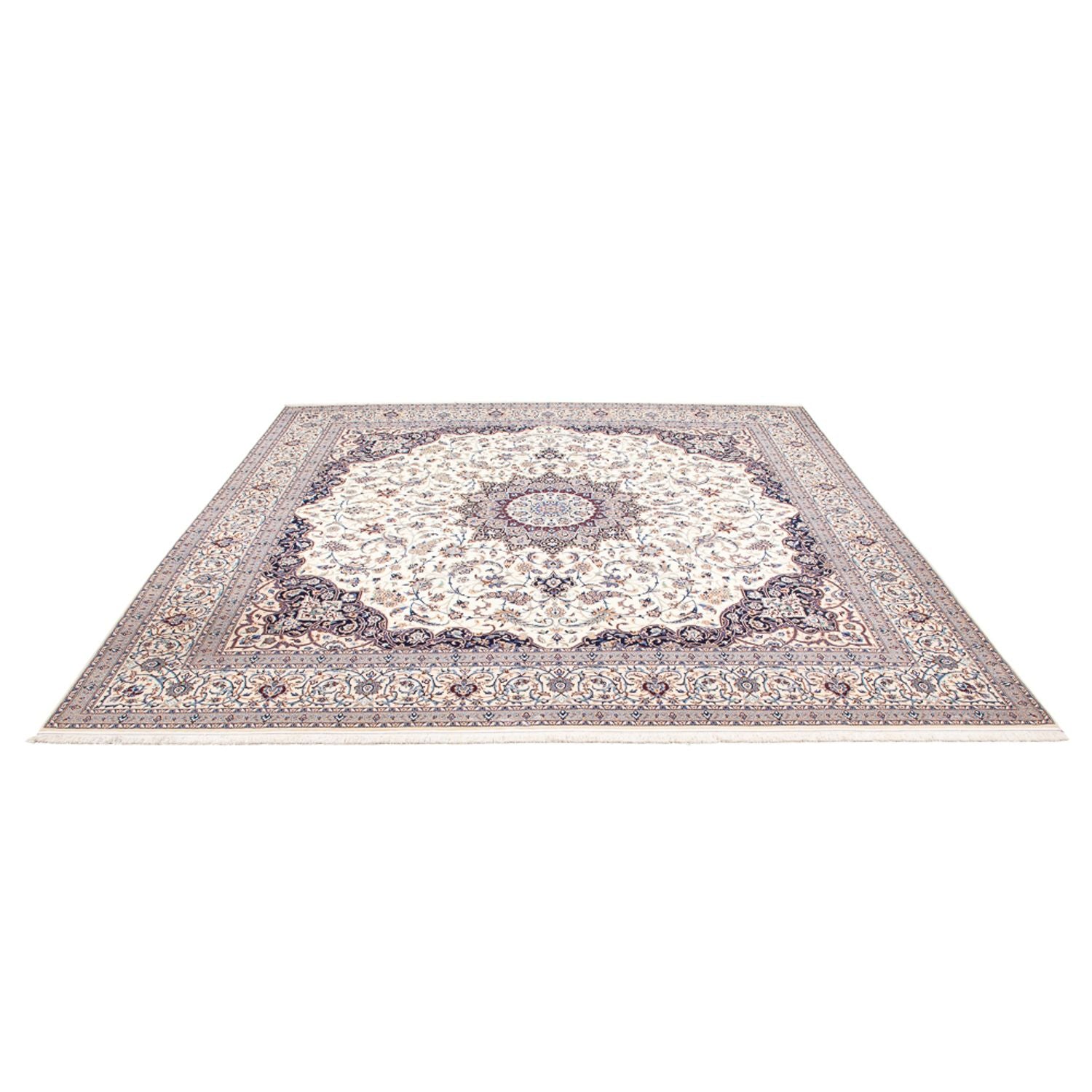 Alfombra Persa - Nain - Prima cuadrado  - 308 x 308 cm - crema