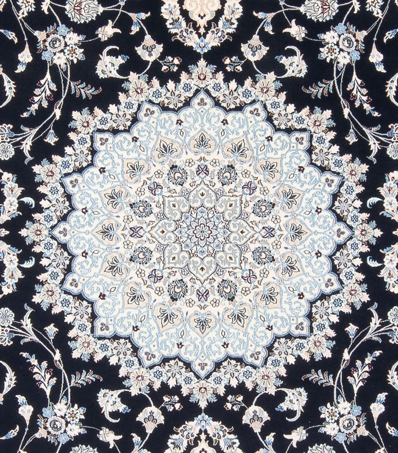 Alfombra Persa - Nain - Prima - 345 x 252 cm - azul oscuro