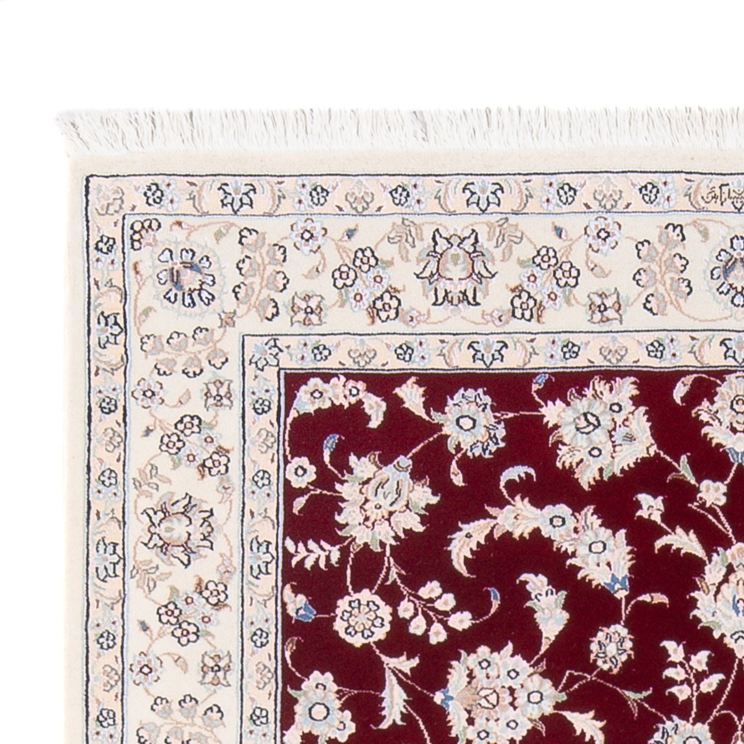 Alfombra Persa - Nain - Prima - 154 x 110 cm - rojo