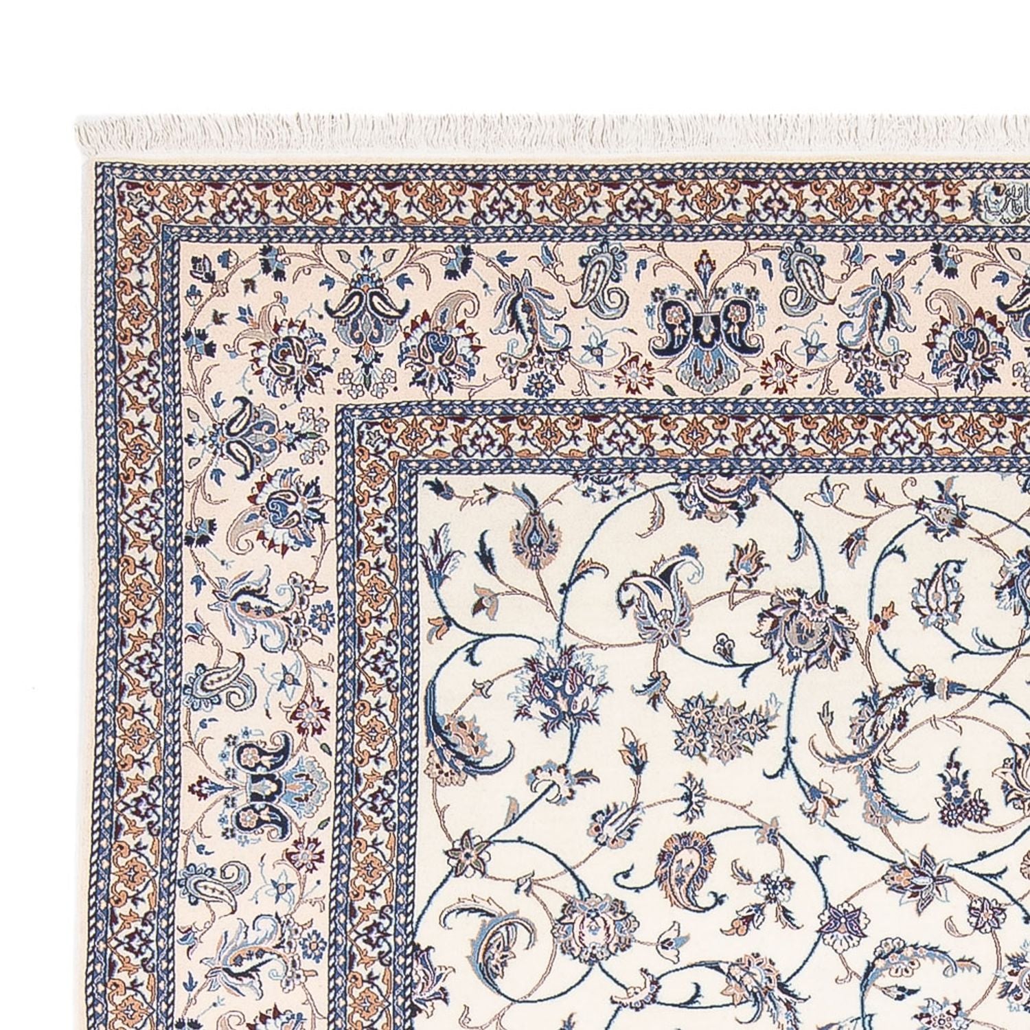 Alfombra Persa - Nain - Prima - 305 x 204 cm - crema