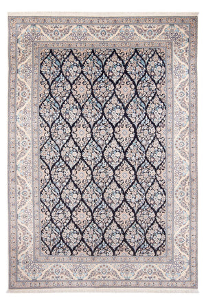 Alfombra Persa - Nain - Prima - 302 x 200 cm - azul oscuro