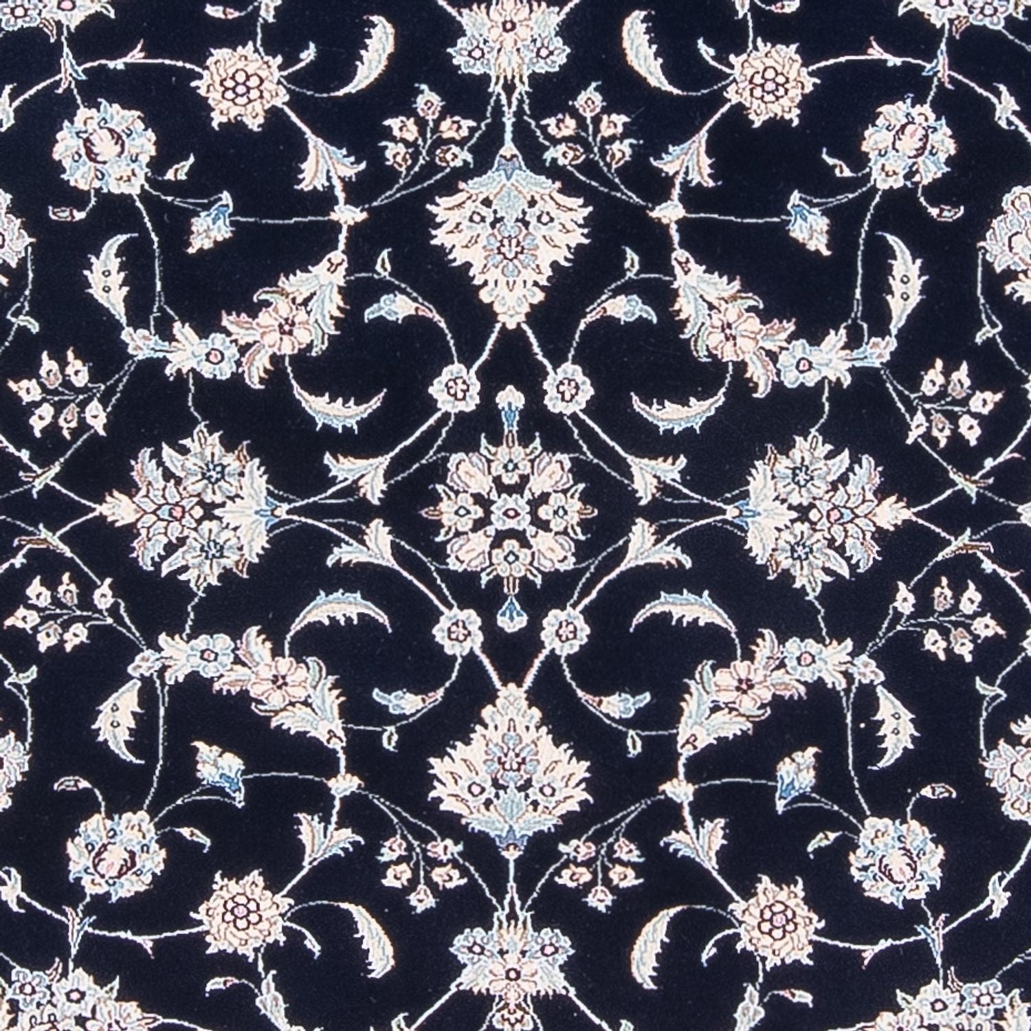 Alfombra Persa - Nain - Prima - 203 x 151 cm - azul oscuro
