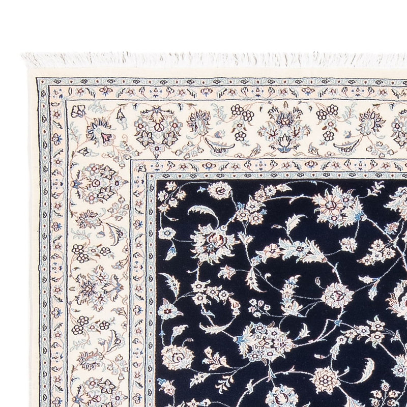 Alfombra Persa - Nain - Prima - 203 x 151 cm - azul oscuro