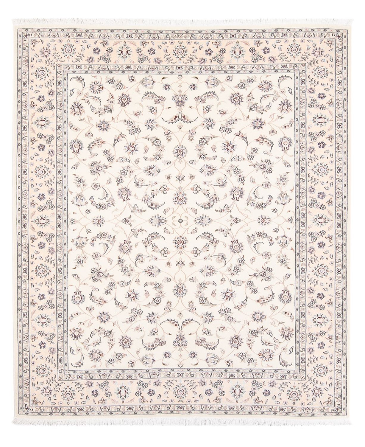 Alfombra Persa - Nain - Prima - 198 x 150 cm - crema