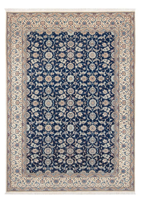 Alfombra Persa - Nain - Prima - 240 x 165 cm - azul oscuro