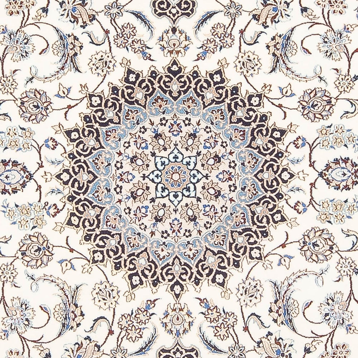 Alfombra Persa - Nain - Prima - 235 x 152 cm - crema