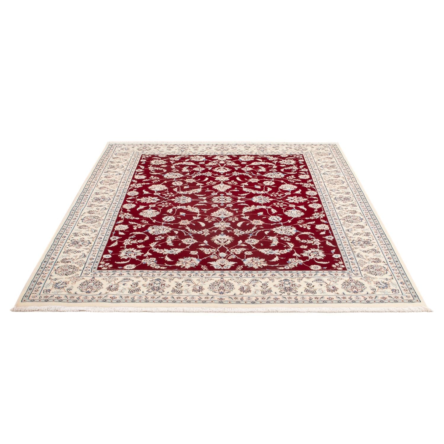 Alfombra Persa - Nain - Prima - 195 x 155 cm - rojo