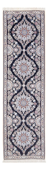 Alfombra de pasillo Alfombra Persa - Nain - Prima - 188 x 58 cm - azul oscuro