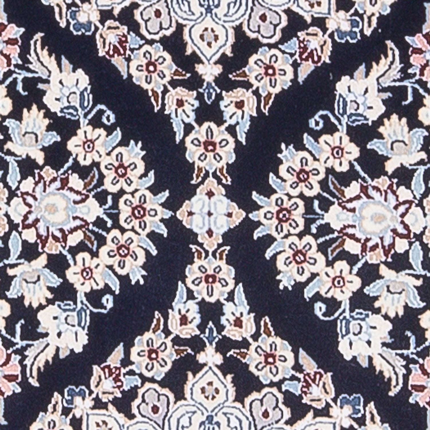 Alfombra de pasillo Alfombra Persa - Nain - Prima - 188 x 58 cm - azul oscuro