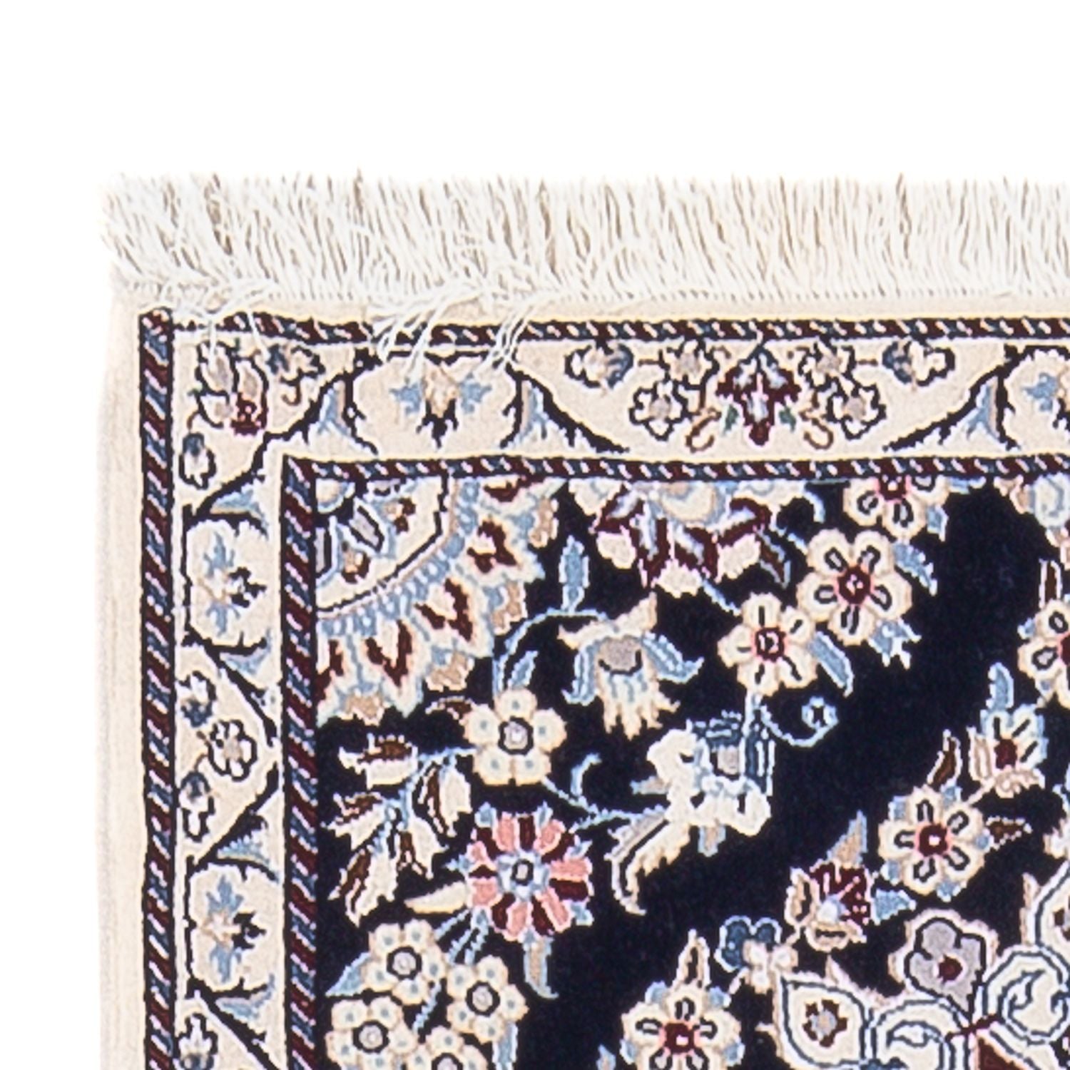 Alfombra de pasillo Alfombra Persa - Nain - Prima - 188 x 58 cm - azul oscuro