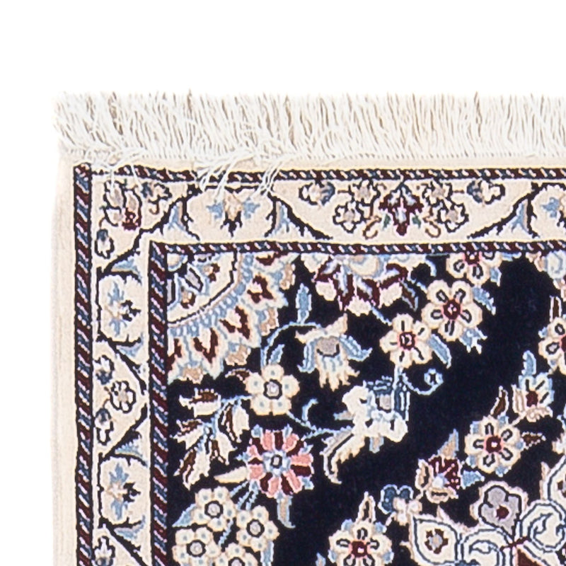 Alfombra de pasillo Alfombra Persa - Nain - Prima - 188 x 58 cm - azul oscuro
