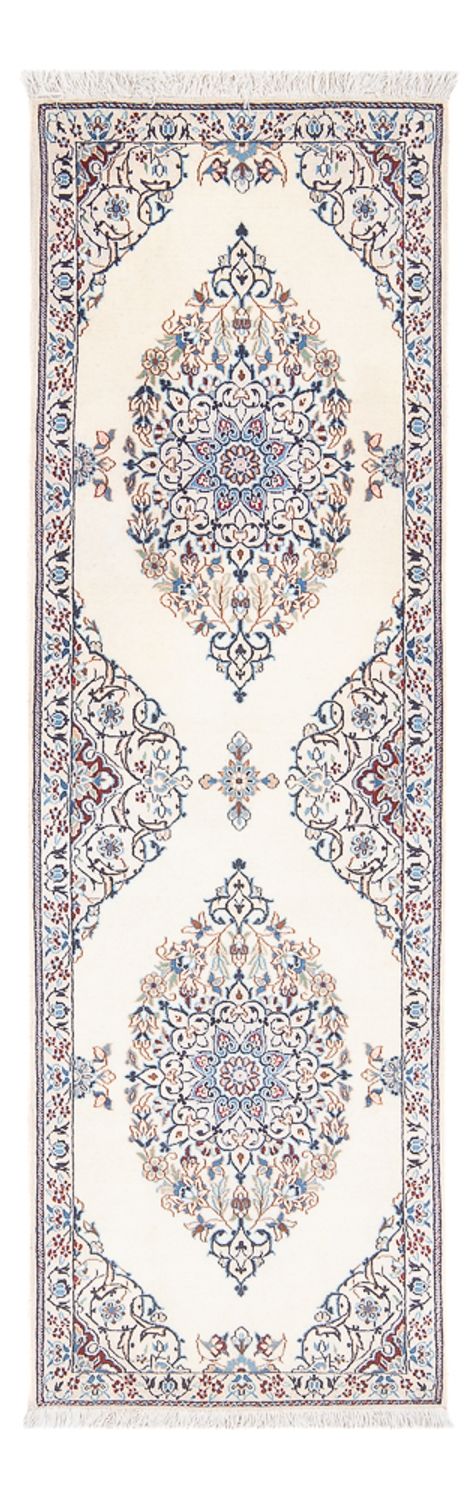 Alfombra de pasillo Alfombra Persa - Nain - Prima - 153 x 49 cm - crema