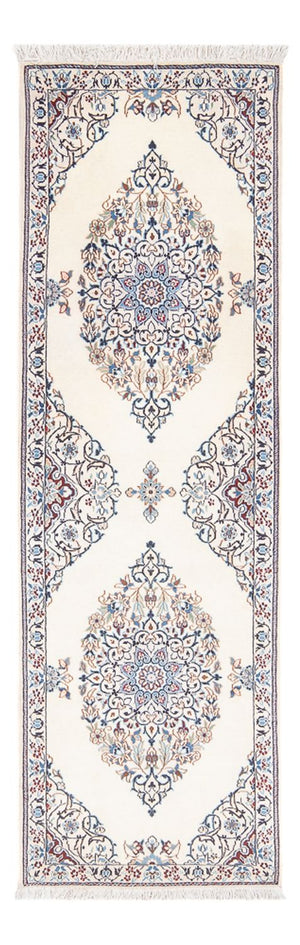 Alfombra de pasillo Alfombra Persa - Nain - Prima - 153 x 49 cm - crema